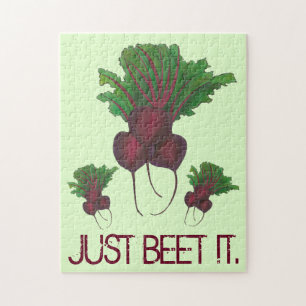 Quebra-cabeça Apenas Beterraba (Beat) É Engraçada Veggie Do Jard