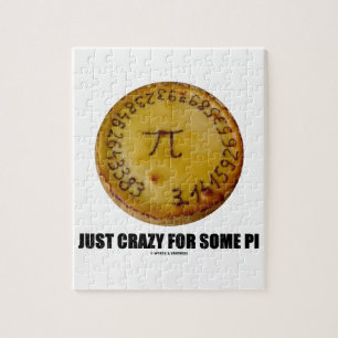 Quebra-cabeça Apenas louco para algum Pi (Pi/humor matemática d