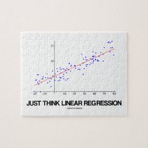 Quebra-cabeça Apenas pense a regressão linear (as estatísticas