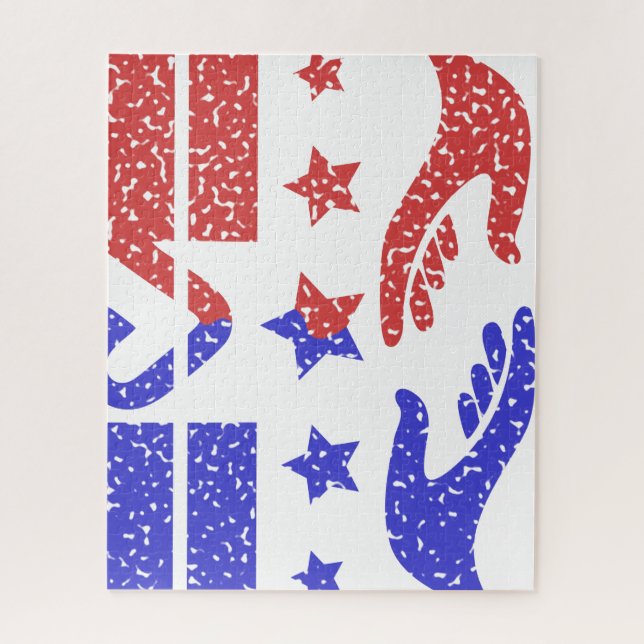 Quebra-cabeça Apertar as mãos do dever nacional (Vertical)