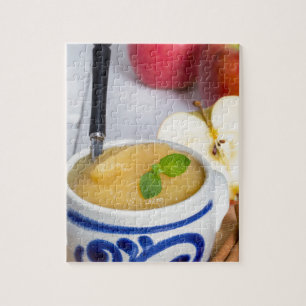 Quebra-cabeça Aplausos com canela na tigela de pedra