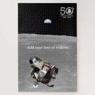 Quebra-cabeça Apollo 11 50º aniversário, Lunar Lander e Moon,