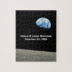 Quebra-cabeça Apollo 8, 50º aniversário da Terra Lunar