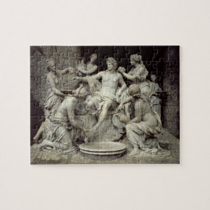 Quebra-cabeça Apollo tendeu pelas ninfas, pretendidas para o