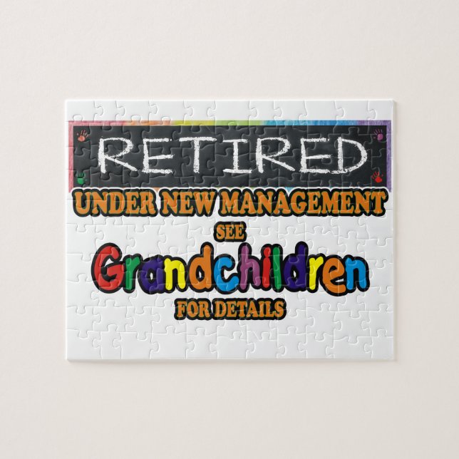 Quebra-cabeça Aposentado sob a gestão nova (Horizontal)