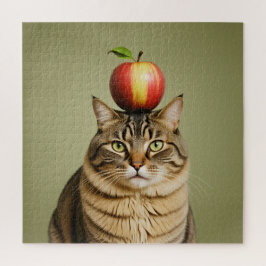 Quebra-cabeça Apple Cat