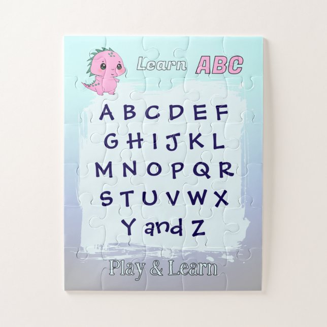 Quebra-cabeça Aprenda ABC Jogo e Aprenda Puzzle (Vertical)