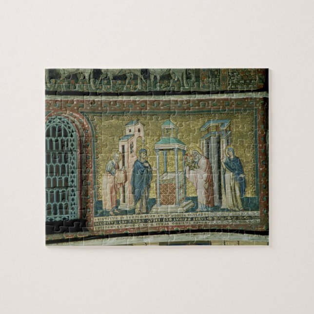 Quebra-cabeça Apresentação no templo, detalhe da história (Horizontal)