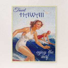 Quebra-cabeça Aproveite o Poster de viagens Surf do Havaí