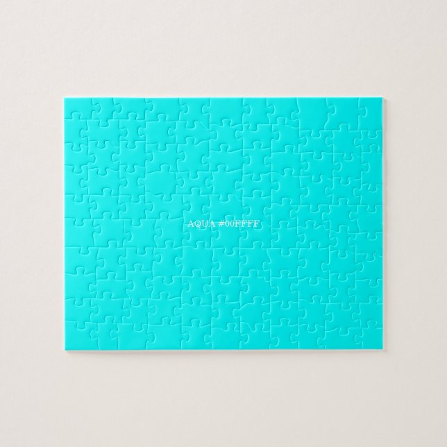 Quebra-cabeça aqua (Horizontal)