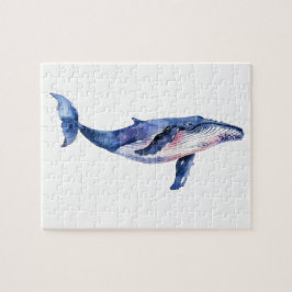 Quebra-cabeça Aquarela de baleia