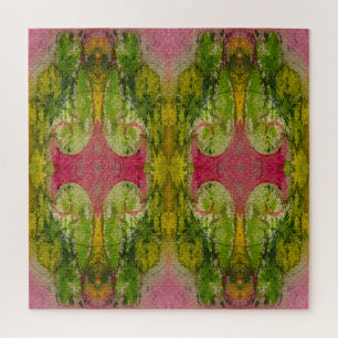 Quebra-cabeça Aquarela E Abstrato Impressionística Arte