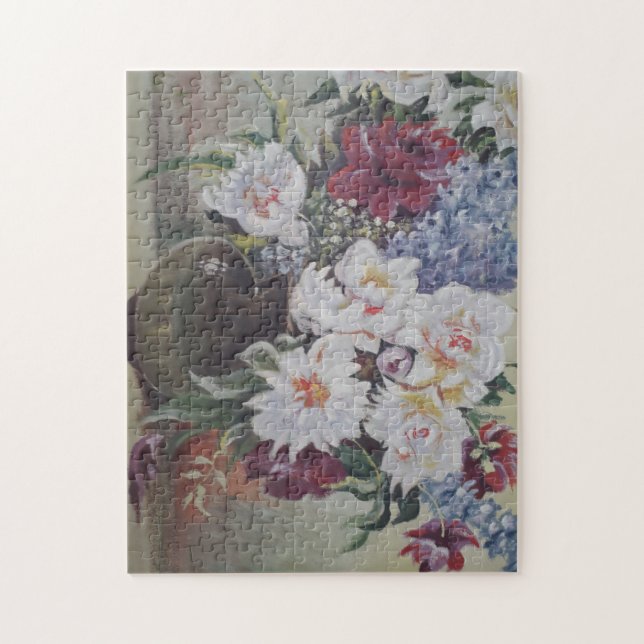 Quebra-cabeça Aquarela flores silvestres floridas (Vertical)