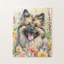 Quebra-cabeça Aquarela Keeshond