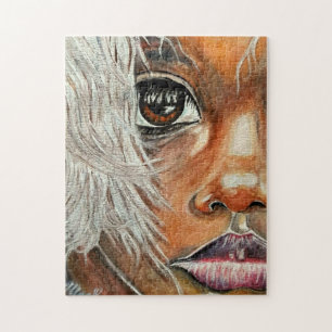 Quebra-cabeça Aquarela - Os Olhos Do Futuro - Criança