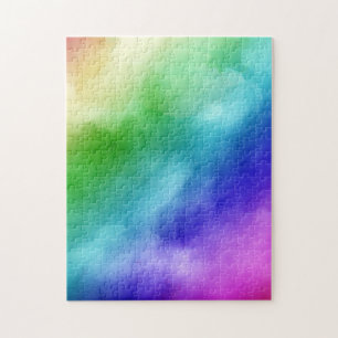 Quebra-cabeça Aquarelas do Arco-Íris