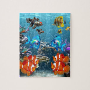 Quebra-cabeça Aquário Sealife