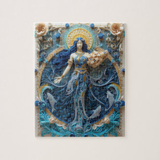 Quebra-cabeça Aquário Visionário - Quilling de Papel