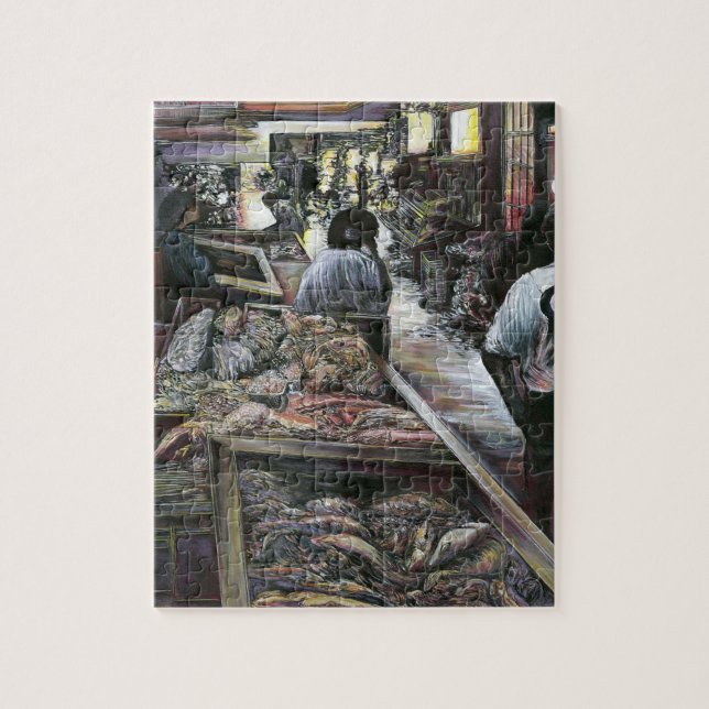 Quebra-cabeça Aquático, ainda beijado com o Vento do Deserto, Je (Vertical)