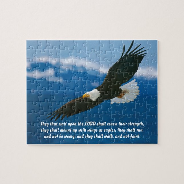 Quebra-cabeça Aqueles Que Esperam Pelo Senhor (Horizontal)