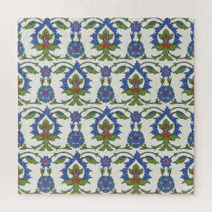 Quebra-cabeça Árabe Tradicional: Iznik Azulejo Invisível.