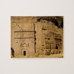 Quebra-cabeça Arábia Saudita, local de Madain Saleh, antiga 3