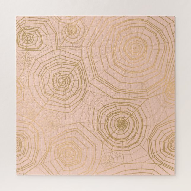 Quebra-cabeça Aranha de Pastel: Padrão de Dia das Bruxas. (Vertical)