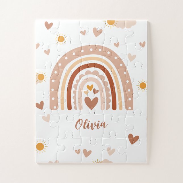 Quebra-cabeça Arc en ciel Boheme - Cadeaux Anniversaire Fille  (Vertical)