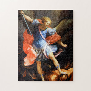 Quebra-cabeça Archangel Michael trSample Satã Guido Reni