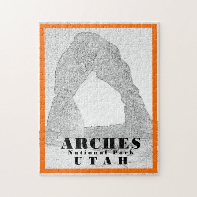 Quebra-cabeça Arches National Park - Utah - 11x14 - 252 pcs (Vertical)