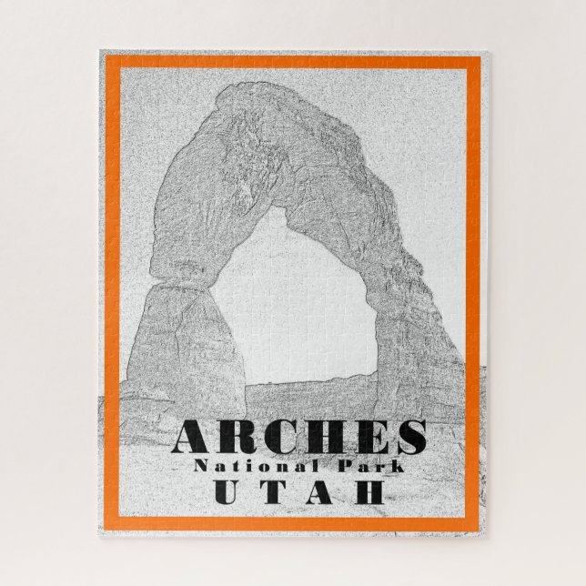 Quebra-cabeça Arches National Park - Utah - 16x20 - 520 pc (Vertical)