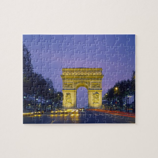 Quebra-cabeça Arco do Triunfo, Paris, França, (Horizontal)
