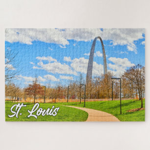 Quebra-cabeça Arco Gateway, St. Louis, Missouri, EUA