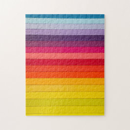 Quebra-cabeça Arco-Íris com várias cores
