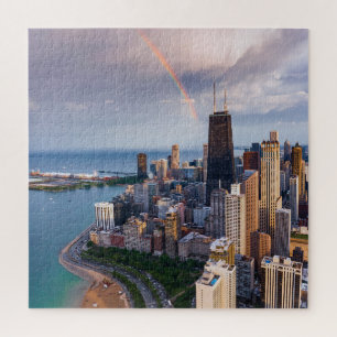 Quebra-cabeça arco-íris de Chicago