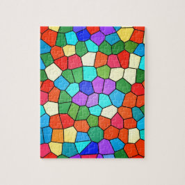 Quebra-cabeça Arco-Íris de Vidro Estreito