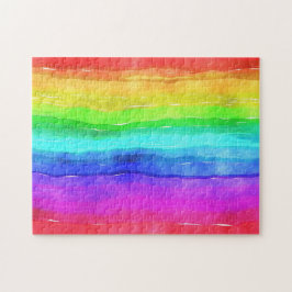 Quebra-cabeça Arco-Íris Pintado
