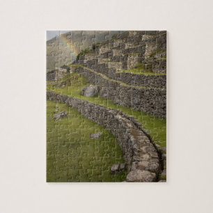 Quebra-cabeça Arco-íris sobre os terraços agrícolas, Machu