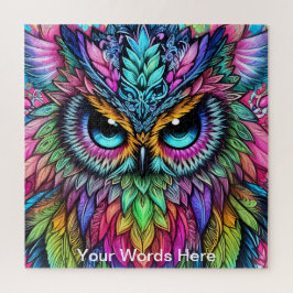 Quebra-cabeça Arco-íris Vibrante Neon Psicodélico Natureza e Vid