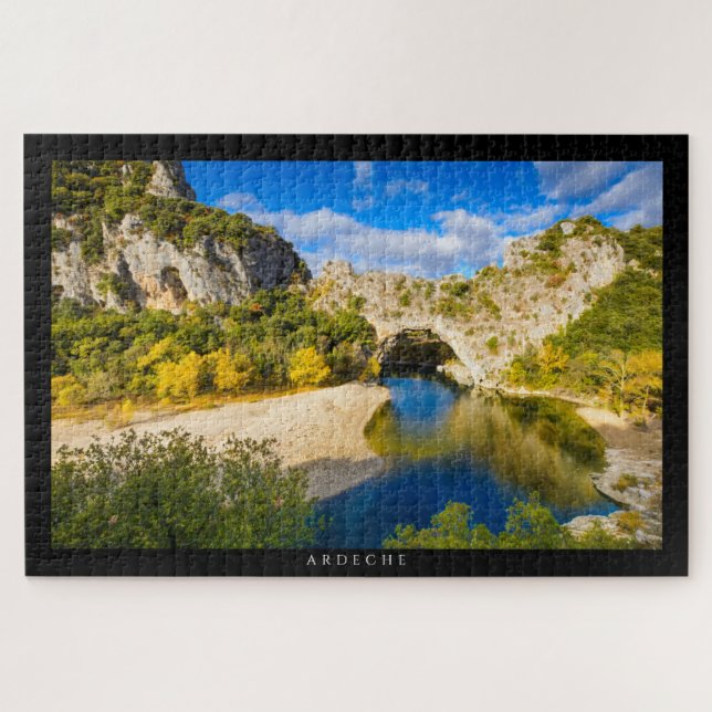 Quebra-cabeça ARDECHE - Arche naturelle de Vallon-Pont-d'Arc (Horizontal)