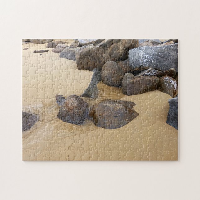 Quebra-cabeça Areia e Pedras (Horizontal)