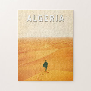 Quebra-cabeça Argélia Viagem Art Vintage