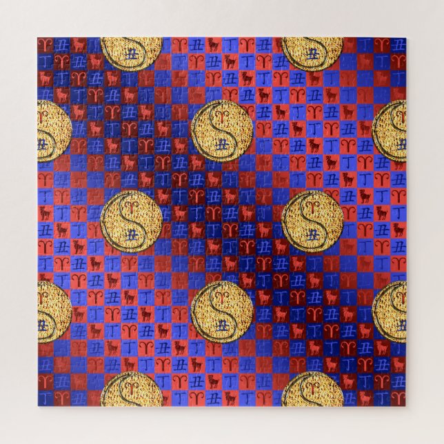 Quebra-cabeça Aries & Fire Ox (Vertical)