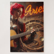 Aries Zodiac Musical Guitar