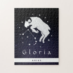 Quebra-cabeça Aries Zodiac - Símbolo Horoscópio Nome Cósmico