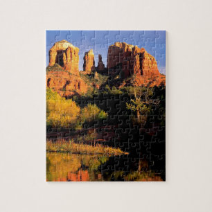 Quebra-cabeça Arizona de Sedona da rocha da catedral da montanha
