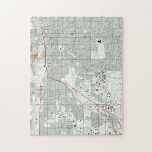 Quebra-cabeça Arizona Mapa de Tucson (1992)