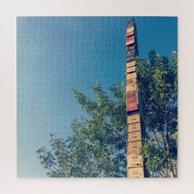 Quebra-cabeça armários empilhados em burlington vermont (Vertical)