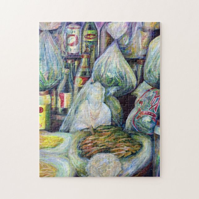 Quebra-cabeça Aromas secos ao Sol de Singapura (Vertical)