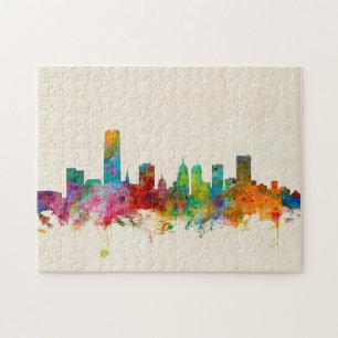 Quebra-cabeça Arquitectura da cidade da skyline do Oklahoma City